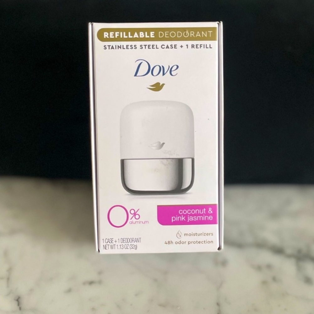 Dove Refillable Deodorant starter kit!